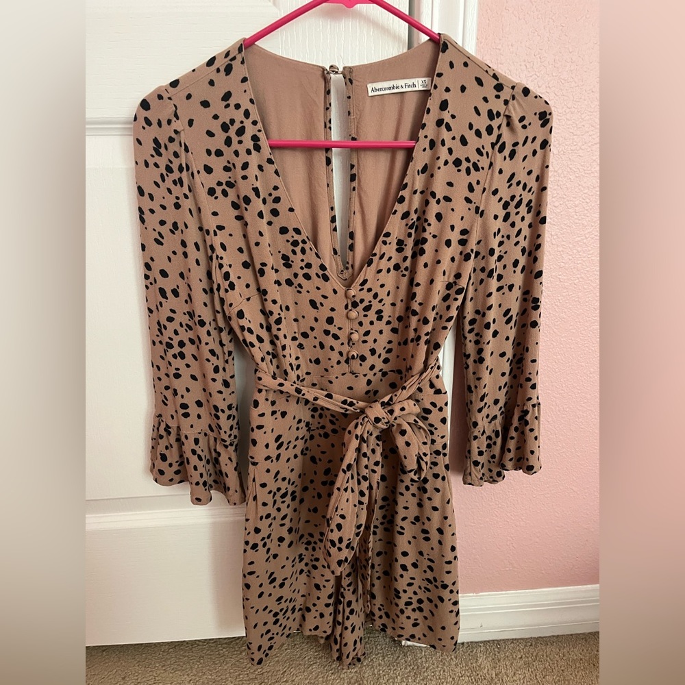 Abercrombie and Fitch Leopard Romper